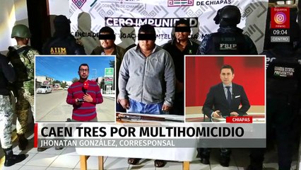 Detienen a tres por multihomicidio de padre e hijos en Chiapas