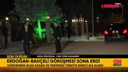 Ankara'da kritik zirve! Erdoğan ile Bahçeli bir araya geldi