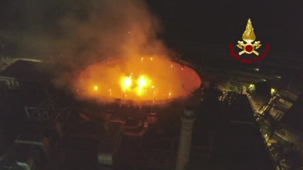 Catania, distrutto dal fuoco il teatro de "Le Ciminiere": indaga la Procura (12.11.25)