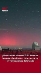 ✨ Millones de personas fueron testigos de un fenómeno impresionante: el cielo se pintó de tonos verdes, rosas y violetas en una de las auroras más brillantes de los últimos años.