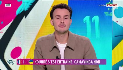 Eduardo Camavinga s'entraîne encore à part à la veille d'un France-Ukraine décisif - Foot - Qualif. Coupe du monde - Bleus