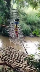 Un pont qui demande beaucoup d'équilibre