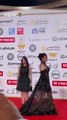 نيرمين الفقي تخطف الأضواء على السجادة الحمراء لمهرجان القاهرة السينمائي