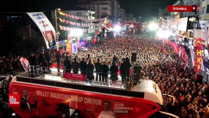 CHP'nin Sultanbeyli mitinginde şehitler için dua okundu