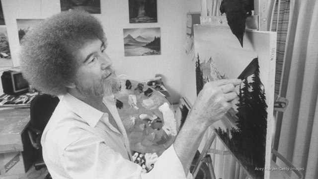 Bob Ross paintings fetch $600,000 to support public television