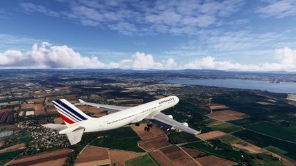 MSFS 2024 A340-300 inibuilds AIRFRANCE ATTERRO LFML ILS RWY13R BALS1R TRANS BALSI