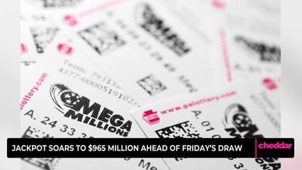 Jackpot Soars to $965 Million Ahead of Friday’s Draw