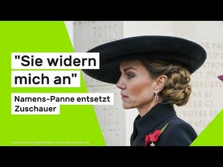 Prinzessin Kate: "Sie widern mich an" - Namens-Panne entsetzt Zuschauer