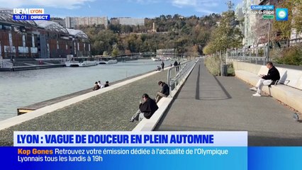 Lyon : vague de douceur en plein en automne