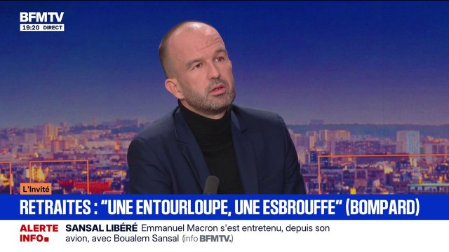 Suspension de la réforme des retraites: Manuel Bompard (LFI) estime que c'est une entourloupe, une esbrouffe