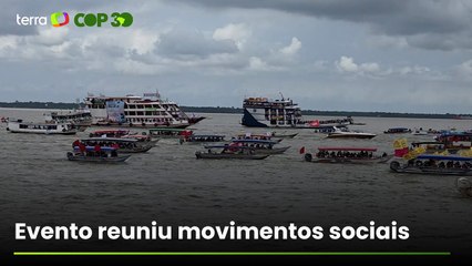 COP30: 'barqueata' com mais de 200 embarcações marca início da Cúpula dos Povos em Belém