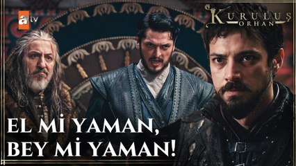 Orhan Bey masaya yumruğunu vurdu! - Kuruluş Orhan 3. Bölüm