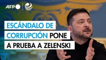 Un escándalo de corrupción y batallas judiciales ponen a prueba a Zelenski en Ucrania