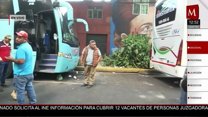 Cañeros de Veracruz y otros estados bloquean frente a la Secretaría de Agricultura