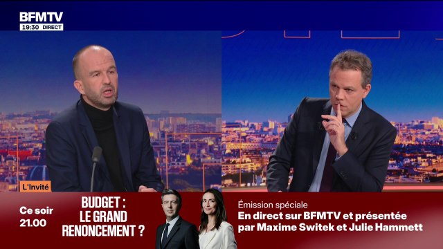 Manuel Bompard (LFI) affirme être totalement opposé à la retraite par capitalisation