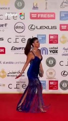 خالد يوسف ونجلاء بدر والراقصة جوهرة على السجادة الحمراء لمهرجان القاهرة السينمائي