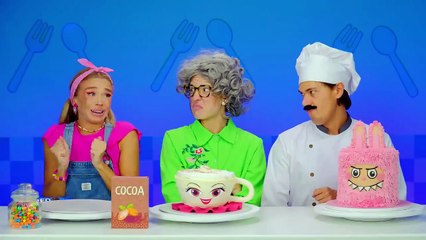 Me vs Grandma Cooking Challenge | Crazy Cooking Battle by BaRaDa Challenge