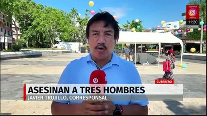 Tres hombres son asesinados en Acapulco; una víctima ya identificada