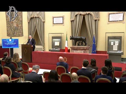 Roma - ​​​Il destino dei popoli - Lectio magistralis di Dario Fabbri - Saluto di Fontana (12.11.25)