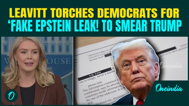 Karoline SHUTS DOWN Reporters On Trump’s Name in Epstein-Maxwell Emails; ‘TRUMP Did NOTHING Wrong’