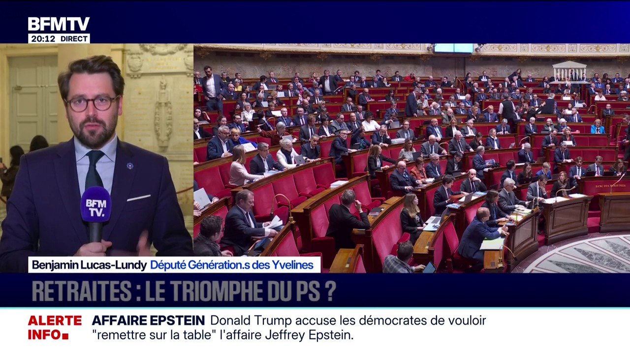 Suspension de la réforme des retraites: pour Benjamin Lucas-Lundy (Génération.s), "ça ne répare pas la cassure démocratique (...) infligée au pays par la réforme d'Élisabeth Borne"
