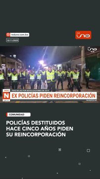 Policías destituidos hace cinco años piden su reincorporación y anuncian que “dirán su verdad”