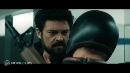 The Boys - Butcher vs. Gunpowder Shootout (S3E2) | Movieclips