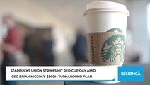 Starbucks Union Strikes Hit Red Cup Day Amid CEO Brian Niccol’s $500M Turnaround Plan