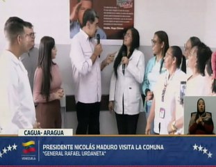 Presidente Maduro: Pronto cumpliremos el sueño de Chávez con un gigantesco ejército de batas blancas