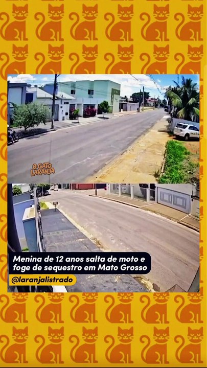 Menina de 12 anos salta de moto e foge de sequestro em Mato Grosso #noticias #bizarro
