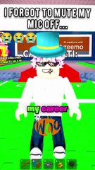 I Forgot To Mute My Mic Off And I Get Caught...* #roblox #robloxrant