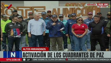 Gobierno Bolivariano realiza activación de los Cuadrantes de Paz en los Altos Mirandinos