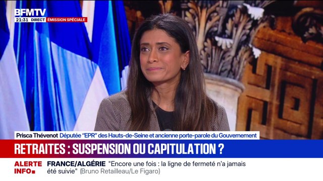 Plutôt que de tweeter, je pense qu'il faut faire une réunion de groupe , répond Prisca Thévenot à Bruno Retailleau qui se dit effaré par la lâcheté du gouvernement