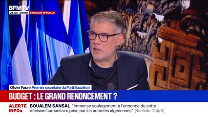 Olivier Faure répond aux critiques concernant l'aspect temporaire de la suspension de la réforme des retraites