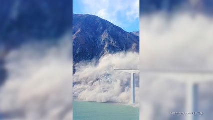 Bridge in China collapses just months after opening: Video