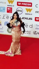 غادة ابراهيم بفستان مفتاح الحياة من على ريد كاربت مهرجان القاهرة