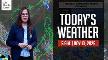 Today's Weather, 5 P.M. | Nov. 13, 2025