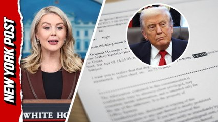 Leavitt says Epstein emails prove Trump 'did nothing wrong'