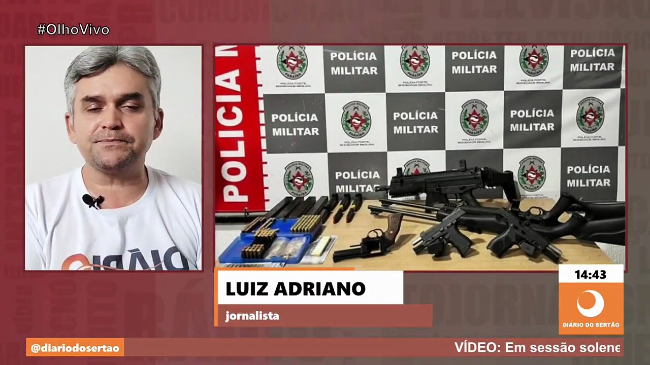 15 pessoas são presas e várias armas apreendidas em operação da PM e Gaeco na Grande João Pessoa