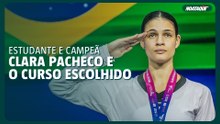Estudante e campeã mundial: Maria Clara Pacheco comenta  rotina e explica curso escolhido