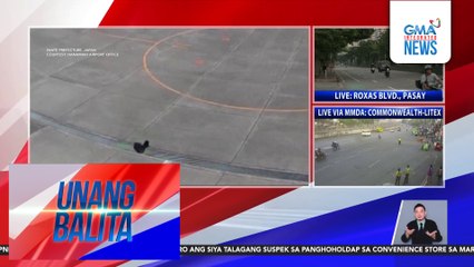 Runway ng Hanamaki Airport, pansamantalang isinara matapos mamataan ang isang oso | Unang Balita
