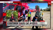 En Hidalgo, continúan los vuelos con ayuda humanitaria y vacunas contra la influenza