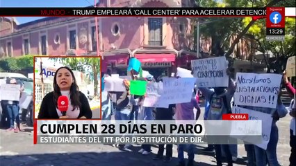 En Puebla, el Instituto Tecnológico de Tehuacán lleva 28 días en paro