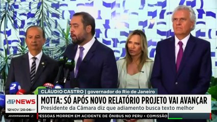 PL Antifacção: Hugo Motta adia votação da proposta; Nelson Kobayashi e Thulio Nassa comentam