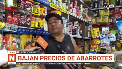 BAJAN PRECIOS DE ABARROTES EN LOS MERCADOS CRUCEÑOS