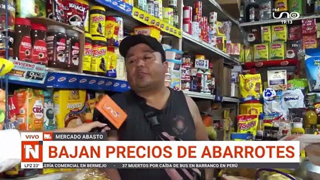 BAJAN PRECIOS DE ABARROTES EN LOS MERCADOS CRUCEÑOS