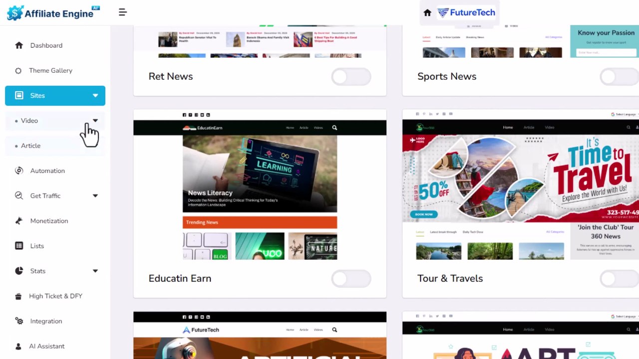 How to Build Automated Affiliate Sites in Minutes with Affiliate Engine AI (Full Demo)