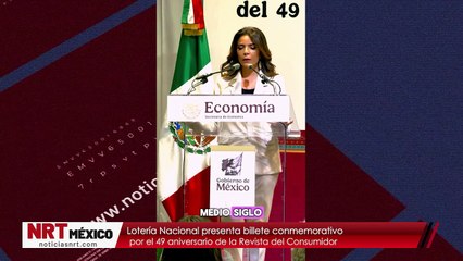 Lotería Nacional presenta billete conmemorativo por el 49 aniversario de la Revista del Consumidor