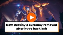 New Destiny 2 currency removed after huge backlash