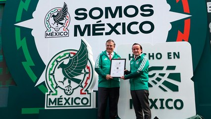 Marcelo Ebrard otorga sello "Hecho en México" rumbo al Mundial 2026